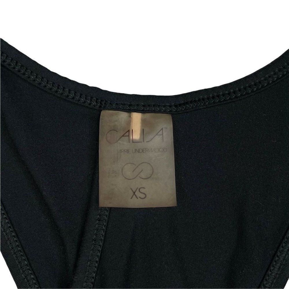 Calia Cross Back Keyhole Tank Black - Picture 3 of 6